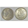 Image 1 : 2 MORGAN DOLLARS AU/BU