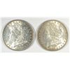 Image 1 : 2 MORGAN DOLLARS AU/BU