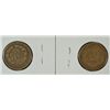 Image 2 : 1859 VF & 1860 VF INDIAN HEAD CENT