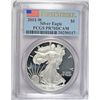 Image 1 : 2011-W AMERICAN SILVER EAGLE, PCGS 70 PROOF DEEP CAMEO, FIRST STRIKE