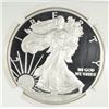 Image 2 : 2012 AMERICAN SILVER EAGLE, PROOF 70, DEEP CAMEO  FIRST STRIKE