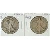 Image 1 : 1916-D GOOD & 1916-S AG WALKING LIBERTY HALF DOLLAR