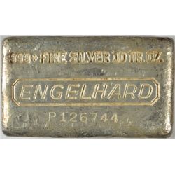 10 OZT .999 FS ENGELHARD "POURED BAR"