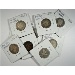 10 BARBER QUARTERS (95-O,97-O,98,98-O,99,00,01,03,04,04-O) AG-FINE