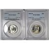 Image 1 : 1951-D PCGS MS65 & 1951-S PCGS MS65 WASHINGTON QUARTERS