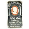 Image 1 : 1974 MOTHERS DAY .999 SILVER 1 OZ