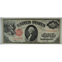 1917 $1 US NOTE AU+