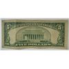 Image 2 : 1934 A $5 SILVER CERTIFICATE (NORTH AFRICAN)