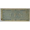 Image 2 : 1864 $10 CONFEDERATE STATES OF AMERICA NOTE