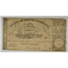 Image 1 : 1866 FIFTY CENT STATE OF NORTH CAROLINA NOTE