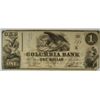 Image 1 : 1852 $1 COLUMBIA BANK WASHINGTON D.C. NOTE