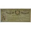 Image 1 : 1874 $900 STATE OF MISSOURI NOTE