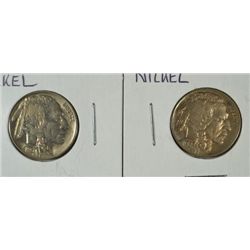 1937 MS63 & 1937-D MS64 BUFFALO NICKELS