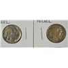 Image 1 : 1937 MS63 & 1937-D MS64 BUFFALO NICKELS