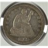 Image 1 : 1858 SEATED QUARTER VF/XF