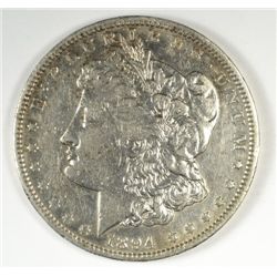 1894-O MORGAN SILVER DOLLAR, XF/AU-45