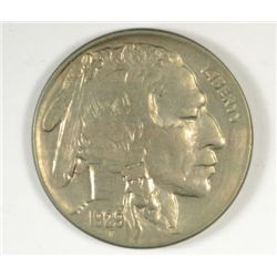 1929 BUFFALO NICKEL, MS-63 NICE COLOR