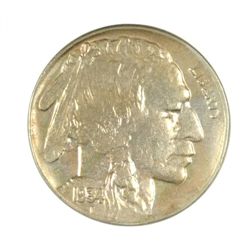 1934-D BUFFALO NICKEL, MS-63 NICE COLOR