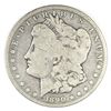 Image 1 : 1890-CC MORGAN SILVER DOLLAR, TAILBAR VARIETY, VG