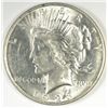 Image 1 : 1923-D PEACE SILVER DOLLAR, MS-63+  WHITE