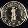 Image 1 : THE ARMY NATIONAL GUARD FEATURED ON A ONE OUNCE .999 SILVER ART ROUND