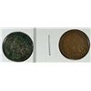 Image 1 : 1868 G/VG & 1869 GOOD INDIAN HEAD CENTS