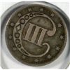 Image 2 : 1852 THREE CENT SILVER VG