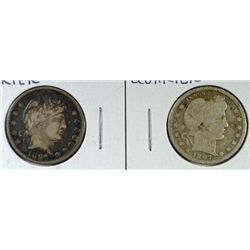 1897 VF & 1897-O GOOD BARBER QUARTERS