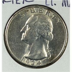 1934 WASHINGTON QUARTER MS64