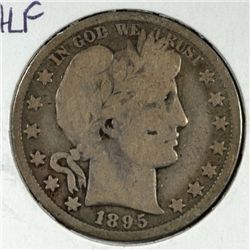 1895-O VG BARBER HALF DOLLAR