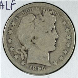 1896-O BARBER HALF DOLLAR GOOD