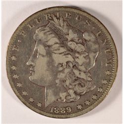 1889-CC MORGAN DOLLAR FINE