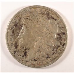 1893 MORGAN SILVER DOLLAR, XF/AU  SEMI KEY COIN