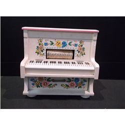 Musical Player Piano Jewelry Box