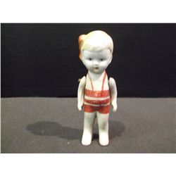 Miniature Ceramic Doll Figurine
