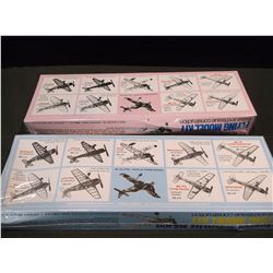 Guillow's Balsa & Tissue Airplane Models: Messerschmitt BF-109 / Fock-Wulf FW-190