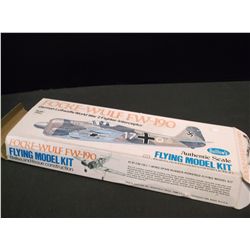 Guillow's Balsa & Tissue Airplane Models: Focke-Wulf Fw-190