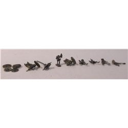 Broken pieces of 20mm Lead Figurines from the Napoleonic Wars
