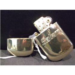 Brass Salem Zippo Cigarette Lighter