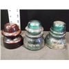 Image 2 : Three Vintage Electrical Insulators