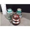 Image 3 : Three Vintage Electrical Insulators