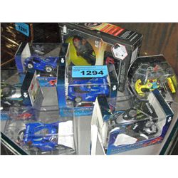 Small showcase of radio controlled race cars