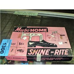 Vintage Marbo Home shoe shine kit with original