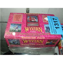 2 boxes of waverin limited edition game cards