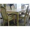 Image 1 : Light wood 8pc dining table set;