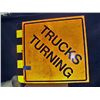 Image 1 : Truck turning sign and dead end sign
