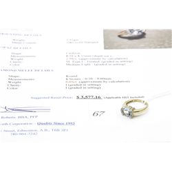 10k gold 3.03carat custom made topaz and diamond