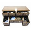 Image 1 : Wooden jewelry box and contents