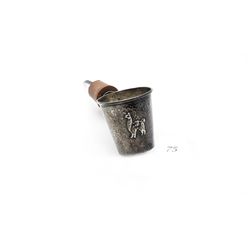 Sterling silver one ounce liqour bottle jigger