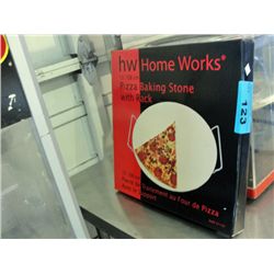 Homeworx pizza baking stone with rack